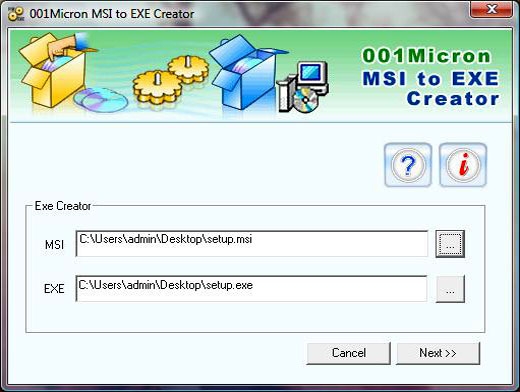 microsoft convert exe to msi